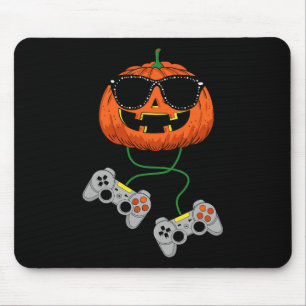 Alfombrilla De Ratón Halloween Jack O Lantern Gamer Niños Hombres Diver