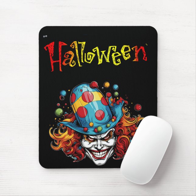 Alfombrilla De Ratón Halloween/Joker Mouse Pad (Con ratón)