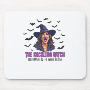 Alfombrilla De Ratón Halloween Kamala Harris La Bruja Kackling Spooky