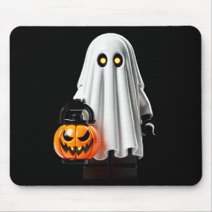 Alfombrilla De Ratón Halloween Master Builder Ghost Kids Building Block