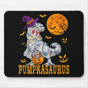 Alfombrilla De Ratón Halloween Monster Truck Mummy Dinosaur Pumpkin Tod