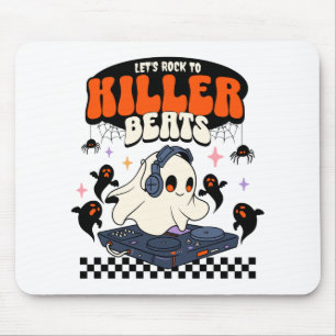 Alfombrilla De Ratón Halloween Music Dj Hip-hop Rap Turnable, Fiesta Gh
