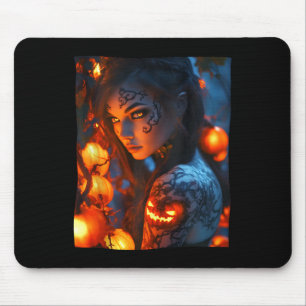 Alfombrilla De Ratón Halloween Mystic Witch GIGHT Pumpkin