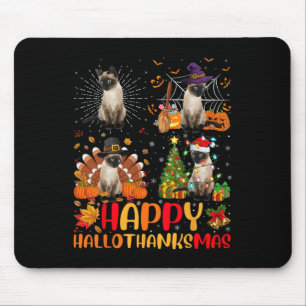 Alfombrilla De Ratón Halloween Navidades del Día de Acción de Gracias, 