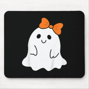 Alfombrilla De Ratón Halloween, niño Fantasma De Halloween Con Un Hallo