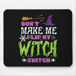 Alfombrilla De Ratón Halloween no me hace dar vuelta a Witch Switch Fun