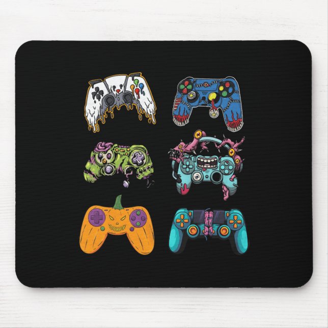 Alfombrilla De Ratón Halloween para Zombie Gaming Controllers para G (Frente)