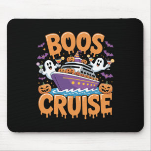 Alfombrilla De Ratón Halloween Party Wine Beer Boos Cruise
