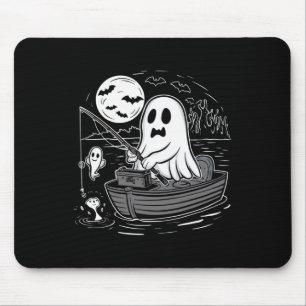 Alfombrilla De Ratón Halloween Pesca Camisas Fantasmas Fis