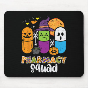 Alfombrilla De Ratón Halloween Pharmacy Squad PIlls Farmacéutico