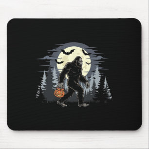 Alfombrilla De Ratón Halloween Piscina En El Bosque Jack-o-l
