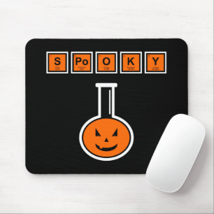 Alfombrilla De Ratón Halloween Química Spookee Calabaza Almohadilla de 