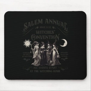Alfombrilla De Ratón Halloween Salem Testigos de la Convención Fiesta d