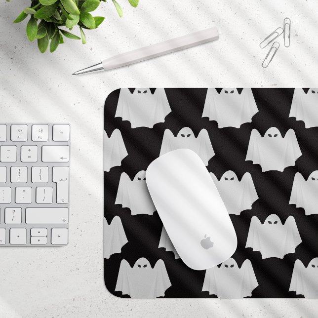 Alfombrilla De Ratón Halloween, Scary Ghost, Trick Or Treat, Boo (Subido por el creador)