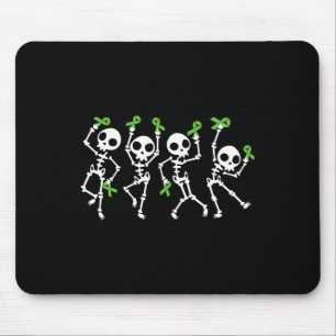 Alfombrilla De Ratón Halloween Sensibilización sobre Salud Mental Skele