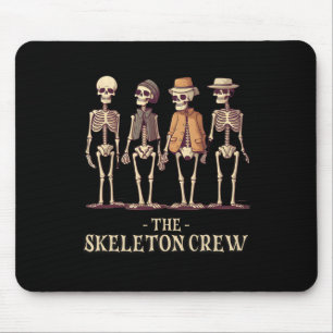 Alfombrilla De Ratón Halloween Skeleton Crew