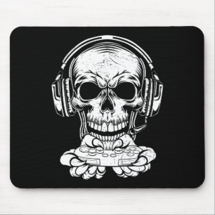 Alfombrilla De Ratón Halloween Skeleton Gaming Spooky Clothing Video Ga