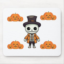 Alfombrilla De Ratón Halloween Skeleton Mouse Pad