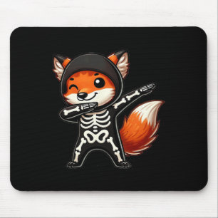 Alfombrilla De Ratón Halloween Skeleton Niños Mujeres Fox