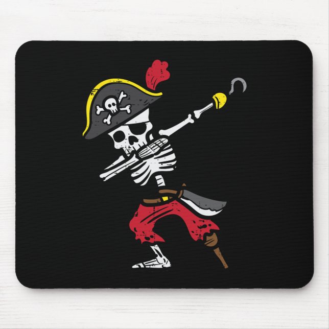 Alfombrilla De Ratón Halloween Skeleton Pirate Dab Costume Boy Niños To (Frente)