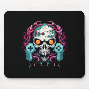 Alfombrilla De Ratón Halloween Skeleton Zombie Gaming Controllers Mummy