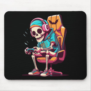 Alfombrilla De Ratón Halloween Spookone Season Gaming Skeleton Scary Ga