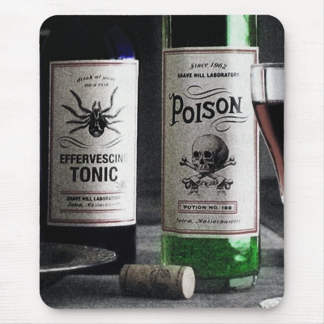 Alfombrilla De Ratón Halloween Tonic ~ Mousepad (Frente)