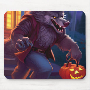 Alfombrilla De Ratón Halloween/werewolf/otoño/otoño