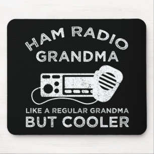 Alfombrilla De Ratón Ham Radio Abuela Como Abuela Normal Pero Más Fría