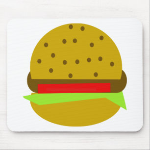 Alfombrilla De Ratón hamburguesa comida rápida hamburguesa