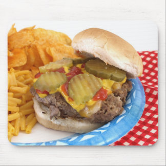 Alfombrilla De Ratón Hamburguesa y lados