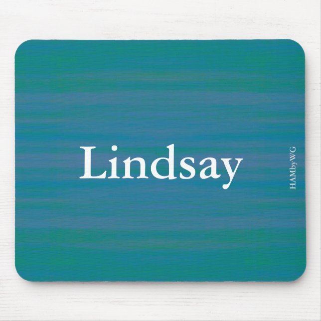 Alfombrilla De Ratón HAMbWG - Almohadilla del ratón - Lavado Verde azul (Frente)