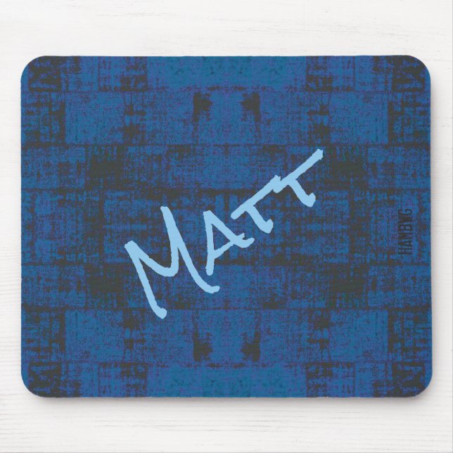 Alfombrilla De Ratón HAMbWG - Mousepad - Azul con problemas (Frente)
