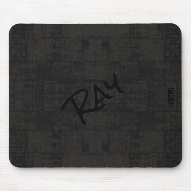 Alfombrilla De Ratón HAMbWG - Mousepad - Dolor negro (Frente)