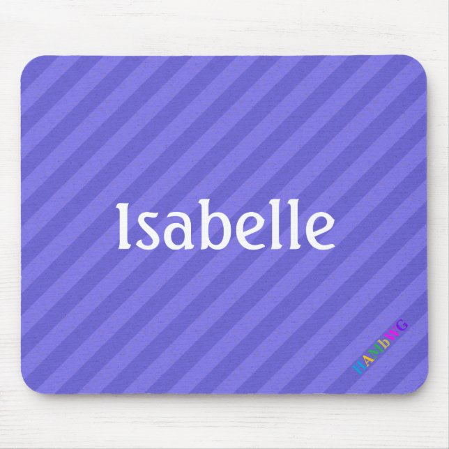 Alfombrilla De Ratón HAMbWG - Ratón informático - Diagonal púrpura (Frente)