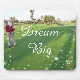Alfombrilla De Ratón HAMbyWG - Almohadilla del ratón - Golfer Dream Big