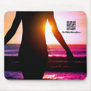 Alfombrilla De Ratón HAMbyWG - Silhouette en el atardecer
