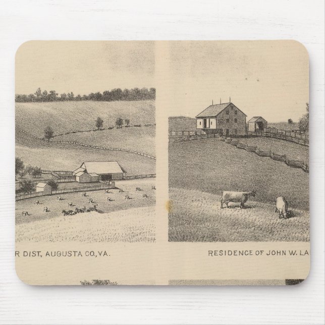 Alfombrilla De Ratón Hamilton, Landas, residencias Yates, granja Horses (Frente)