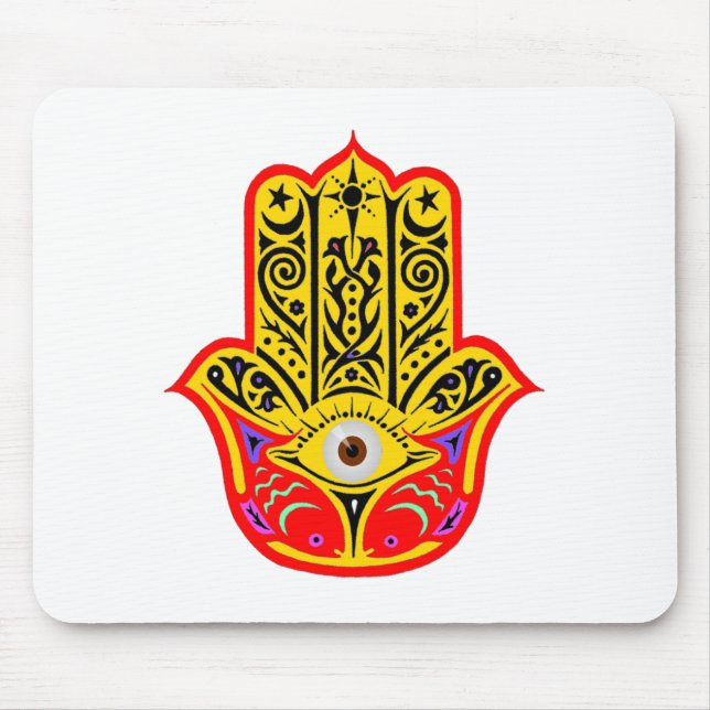 Alfombrilla De Ratón Hamsa - Hamsa mágico (Frente)