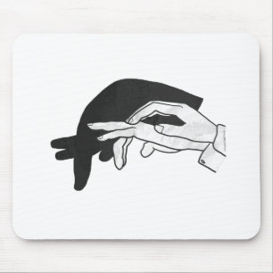 Alfombrilla De Ratón Hand Silhouette Anteater