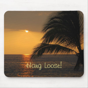 Alfombrilla De Ratón Hang Loose Tropical Sunset Mousepad