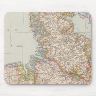Alfombrilla De Ratón Hannover, SchleswigHolstein, Mapa de Alemania del 