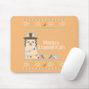 Alfombrilla De Ratón Hanukkah Llama Llamakkah