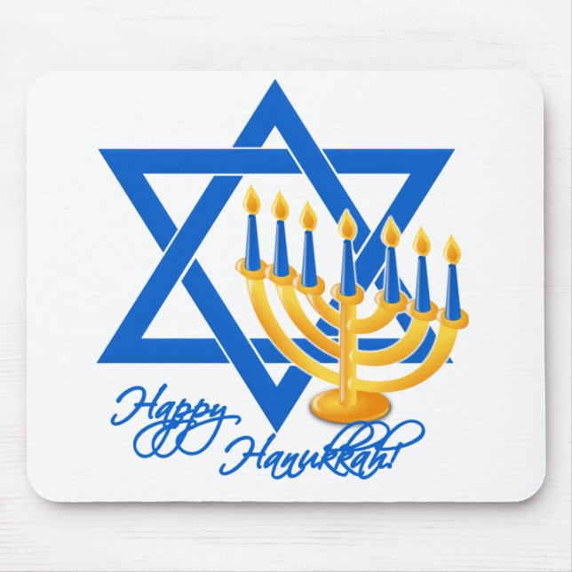 Alfombrilla De Ratón Hanukkah mousepad (Frente)