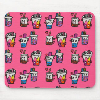 Alfombrilla De Ratón Happy Boba Tea Bubble Teas Bobas Kawaii