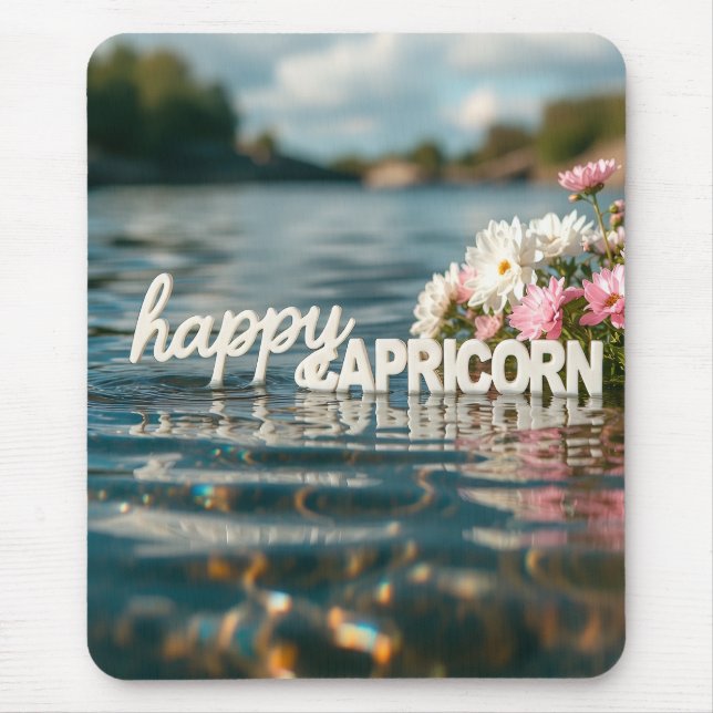 Alfombrilla De Ratón Happy Capricorn MousePad (Frente)