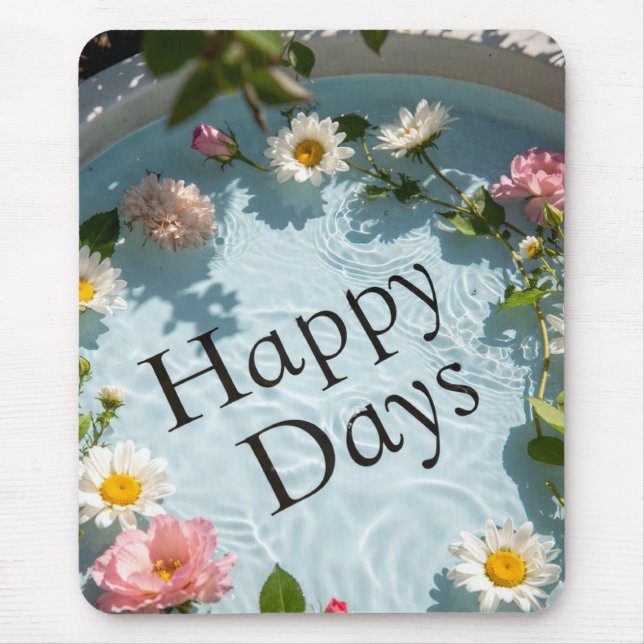 Alfombrilla De Ratón Happy Days Mousepad (Frente)