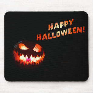 Alfombrilla De Ratón HAPPY HALLOWEEN - FLORECIENTE Jack-O-Lantern