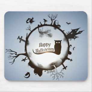 Alfombrilla De Ratón Happy Halloween Spooky Thami