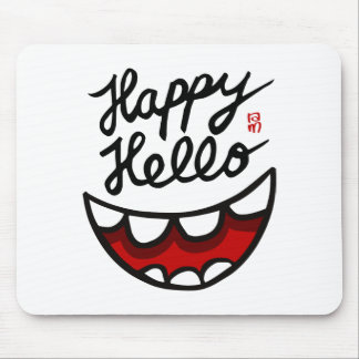 Alfombrilla De Ratón Happy Hello BIG Smile